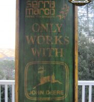 Cartel de Madera personalizado JOHN DEERE.