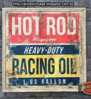 Cartel Hot Rod Racing Oil Heavy-Duty. Duna´s Vintage.