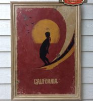 Replica del cartel CALIFORNIA, Duna´s Vintage.