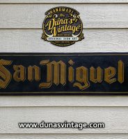 Cartel de Madera San Miguel