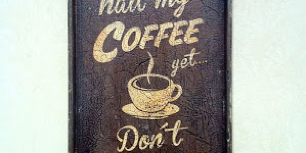 COFFEE SIGN, Duna´s Vintage. For sale 75€.