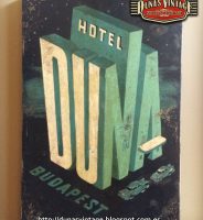 Cartel HOTEL DUNA BUDAPEST, Duna´s Vintage.