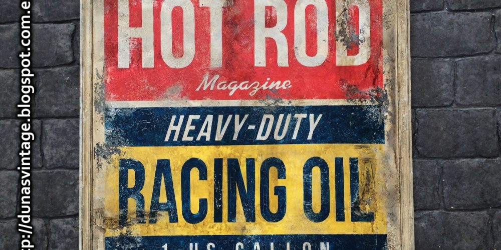Cartel Hot Rod Racing Oil Heavy-Duty. Duna´s Vintage.