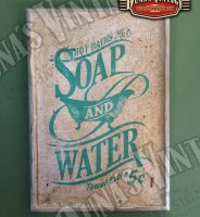 Cartel SOAP AND WATER, Duna´s Vintage.