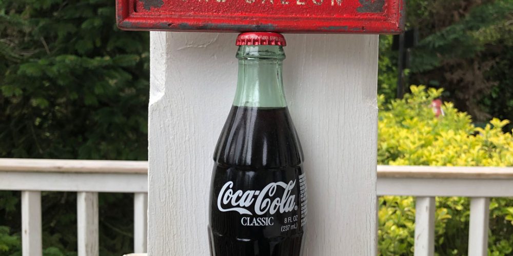 Mini cartel Coca-Cola, Duna´s Vintage.