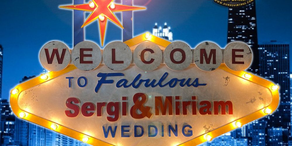CARTEL WELCOME TO FABULOUS SERGI&MIRIAM WEDDING