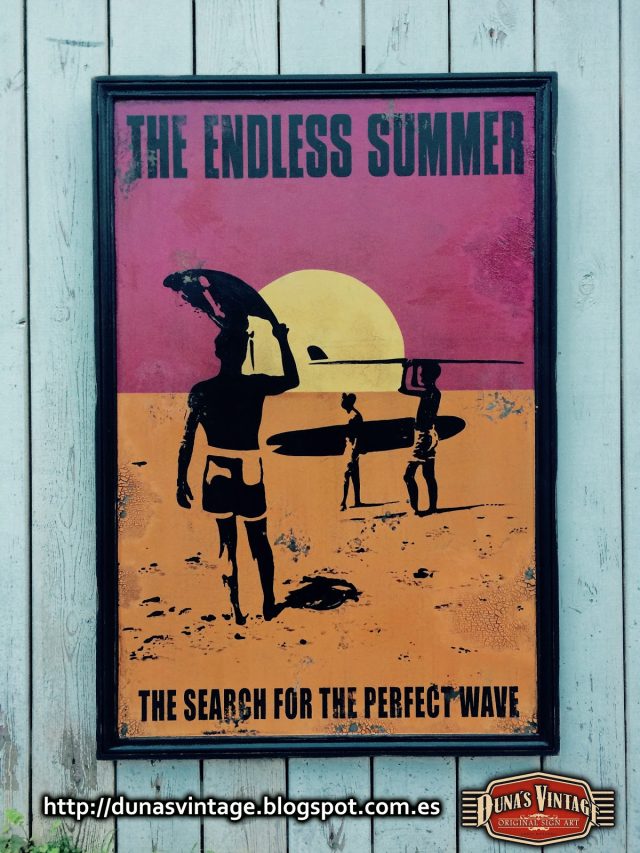 Replica del cartel de la película THE ENDLESS SUMMER, Duna´s Vintage.