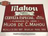 MAHOU CERVEZAS Placas Vintage Metálicas