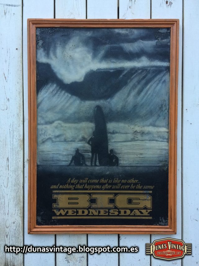 Replica del cartel de la película BIG WEDNESDAY, Duna´s Vintage.