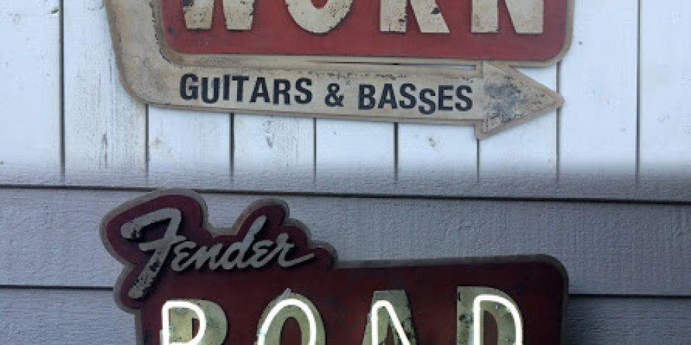 Cartel Fender ROAD WORN, Duna´s Vintage.
