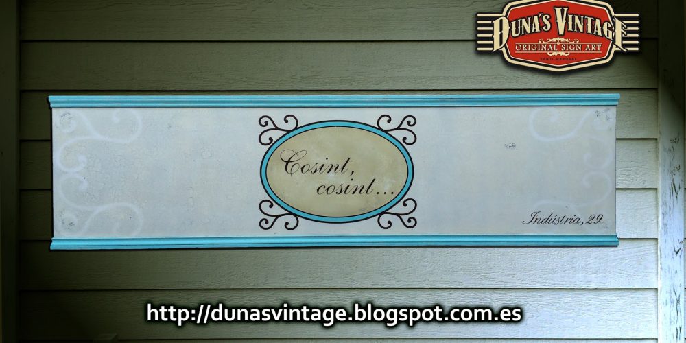Cartel Cosint Cosint… Duna´s Vintage.