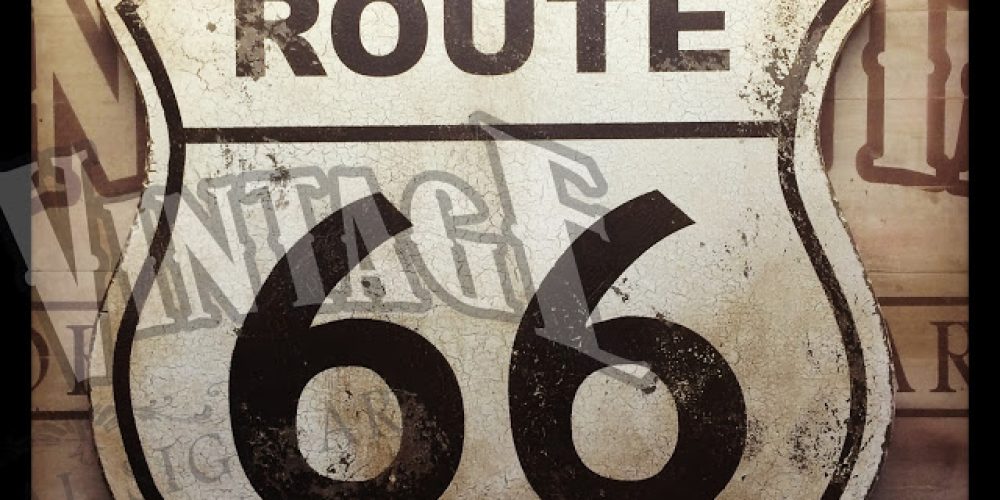 Escudo ROUTE 66, Duna´s Vintage.