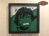 Cartel de Madera Superhéroes Vintage Hulk.