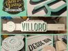 Cartel de Madera LUMINOSOS VILLORO BCN