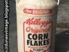 Lechera de aluminio de 30L pintada de la marca Kellogg´s Original