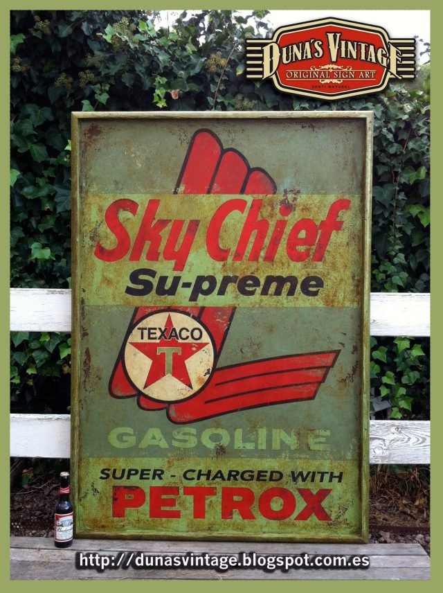 Sky Chief TEXACO 1938. Duna´s Vintage.