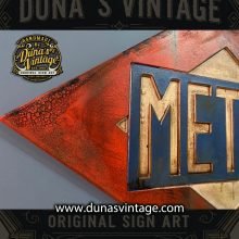 Reproducción Placa de Metro de Madrid del año 1921.