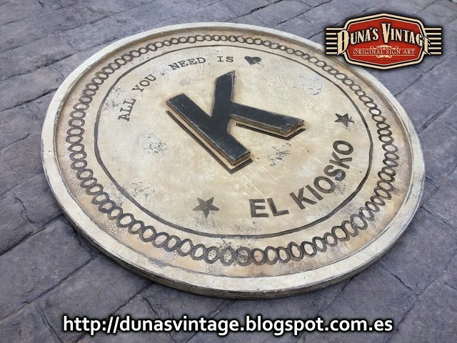 4 EL KIOSKO LOGO REDONDO DUNA´S VINTAGE 2563233113 