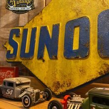 ¡Parece Metal, Pero es Madera! Así ha quedado la placa de Sunoco.
