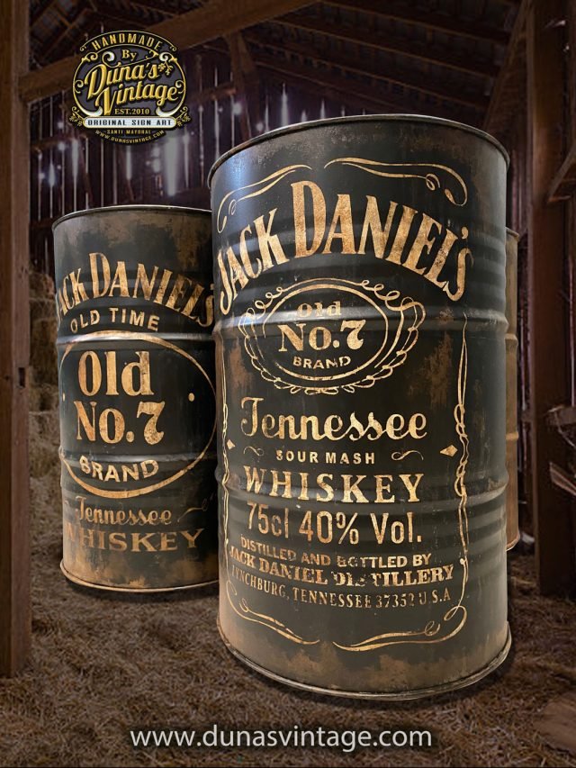¡AUTÉNTICOS BIDONES JACK DANIEL’S PERSONALIZADOS!