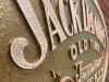 Cartel Ovalado en Relieve – Jack Daniel’s Tennessee Whiskey