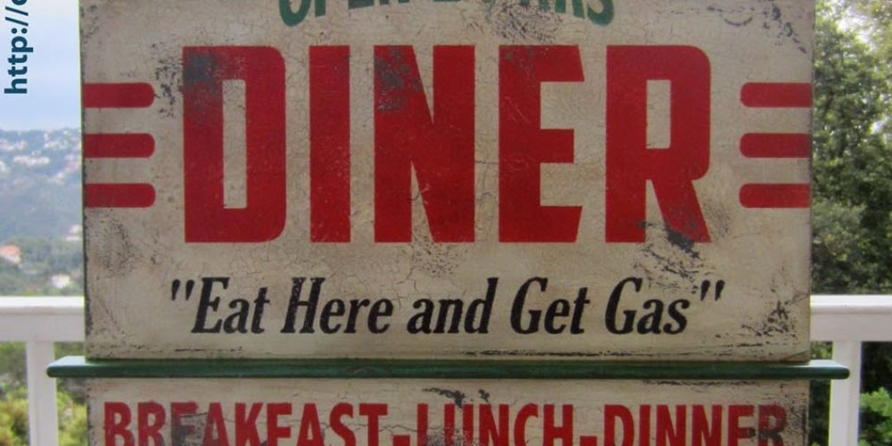 «DINER OPEN 24 HRS, Duna´s Vintage».
