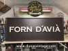 Cartel de Madera FORN D´AVIÀ Dimensiones 223X90cm