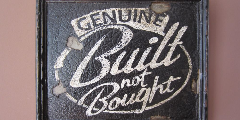 GENUINE BUILT not BOUGHT