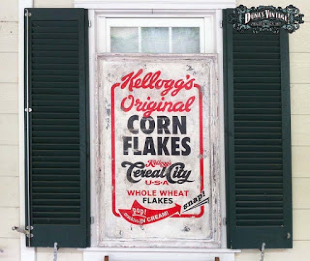 Cartel de Madera KELLOGG´S ORIGINAL