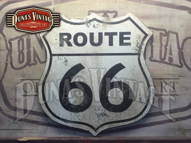 Escudo ROUTE 66, Duna´s Vintage.