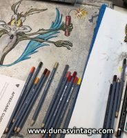 Ilustración Coyote 500x530mm para Frederic de Francia.