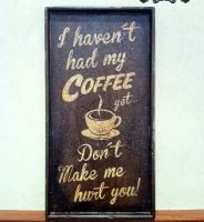 COFFEE SIGN, Duna´s Vintage.
