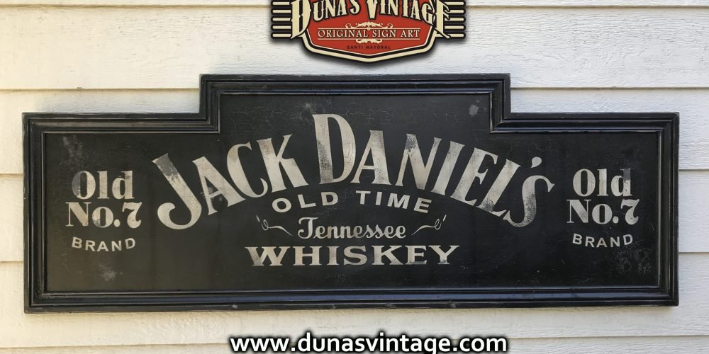 Cartel de Madera Jack Daniel´s tamaño 1520x550mm