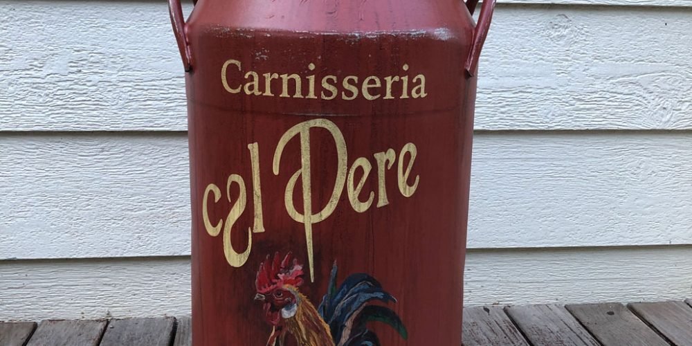 Lechera de Aluminio de 40L. Cal Pere (Sabadell BCN)