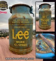 Lechera de Aluminio 20L. Lee Work Clothes & Wrangler Jeans