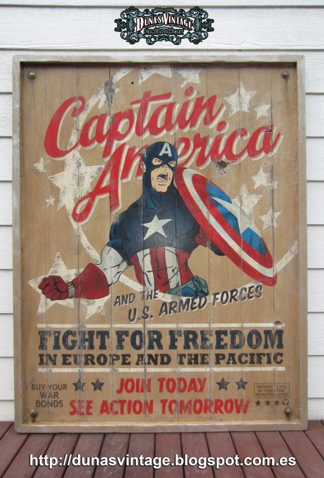 Cartel Captain America Poster