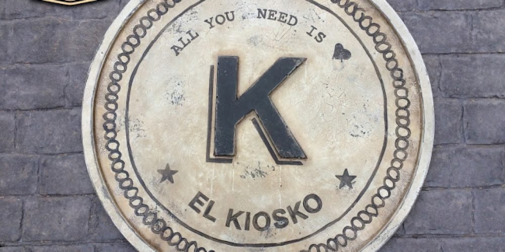 Cartel Redondo EL KIOSKO, Duna´s Vintage.