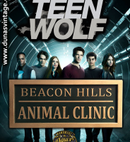 Cartel de Madera BEACON HILLS ANIMAL CLINIC (TEEN WOLF)
