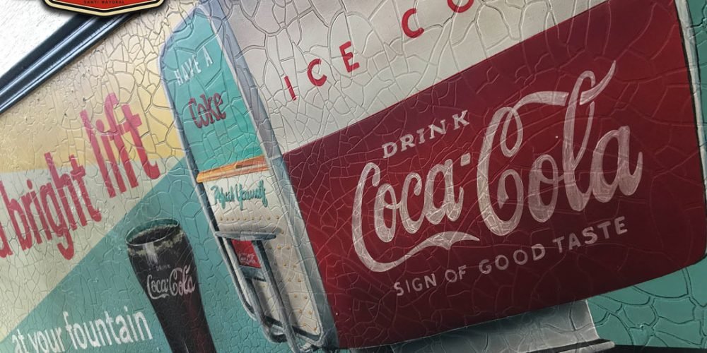 ¿Qué os parece esta reproducción de un anuncio de Coca-Cola de 1958?