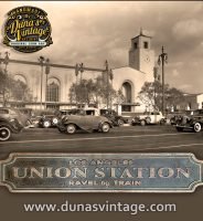 Cartel de Madera Efecto Oro Envejecido, UNION STATION LOS ANGELES.