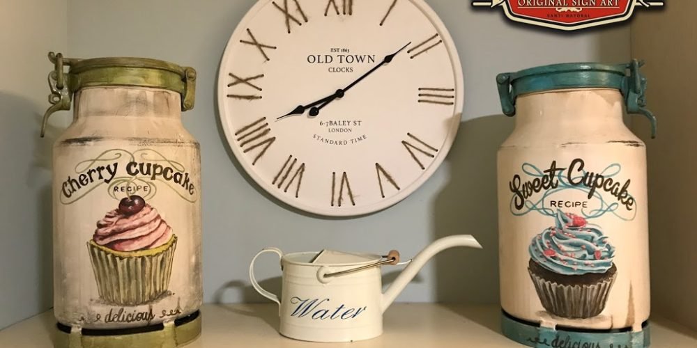 Lecheras 10L, Cherry Cupcake & Sweet Cupcake, Duna´s Vintage.