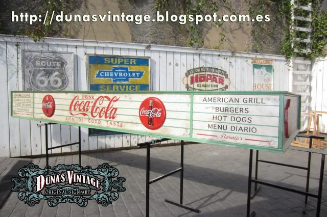 CARTEL BARRA DE BAR, BERNIE´S, Duna´s vintage