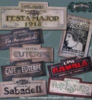COLECCIÓN CARTELES ¨SABADELL CIUTAT¨