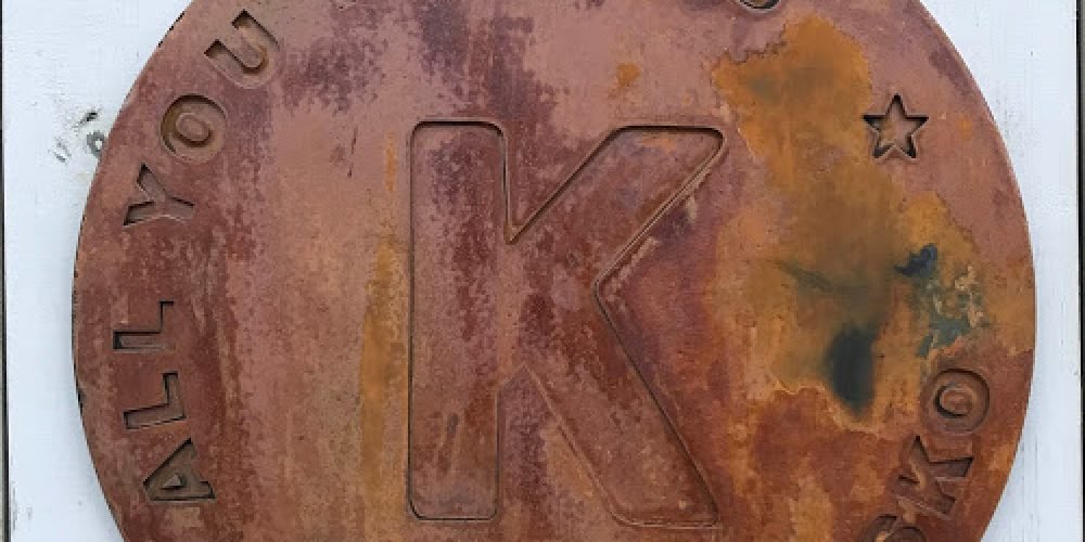 EL KIOSKO Logotipo Efecto Óxido