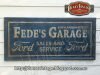 Cartel FEDE´S GARAGE, Duna´s Vintage.