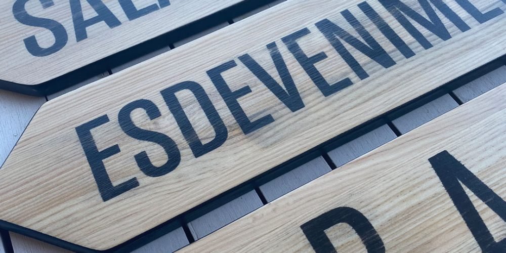 Flechas de madera de Pino Macizo Braseria