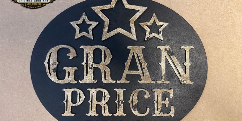 Cartel en Relieve GRAN PRICE BARCELONA