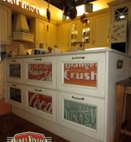 Carteles Cajones Isla Cocina, Duna´s Vintage.