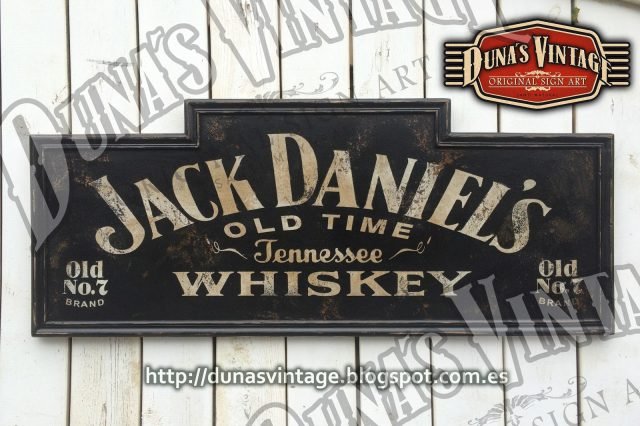 Cartel Jack Daniel´s Old Time, Duna´s Vintage.