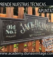 Aprende nuestras técnicas para hacer tu propio Cartel Jack Daniel´s